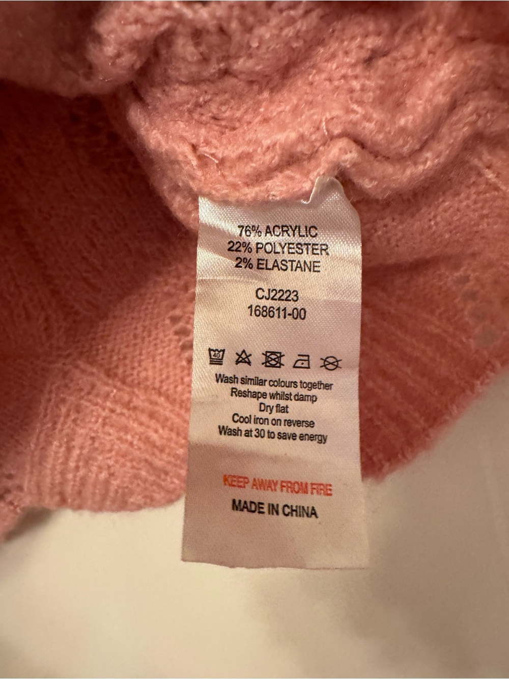 Pink Ruffled Knit Sweater - Women - Picture 3 of 3
